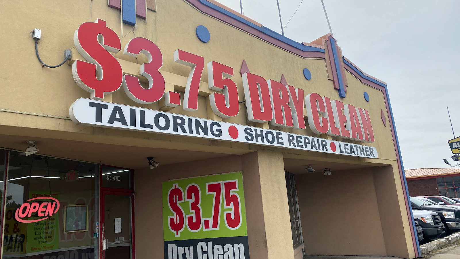 $3.75 Dry Clean — photo